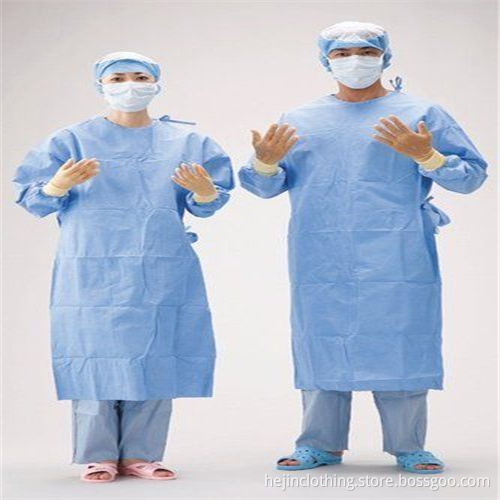 FDA certificate fire resistant pe isolation gown